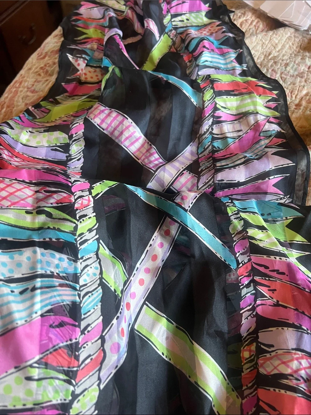 Bob Mackie lightweight sheer
